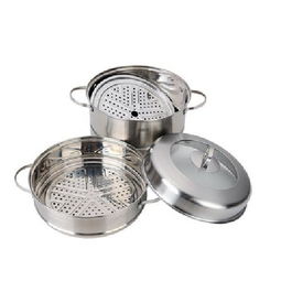 愛仕達ASD 26cm二層蒸鍋 304不銹鋼材質，電磁爐通用，兼顧實用與健康